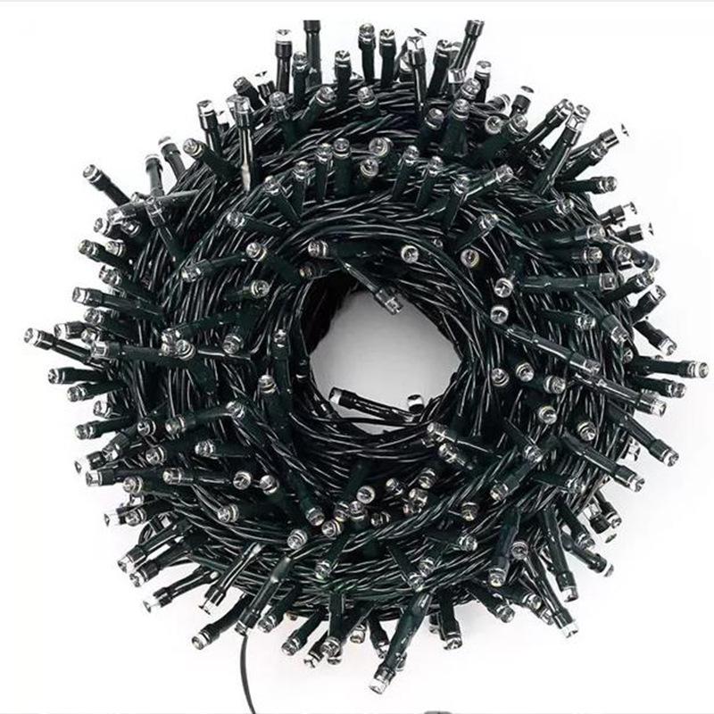 Waterproof Remote-Controlled Full-Color LED Fairy String Lights for Christmas, Birthdays, Weddings, and Patio