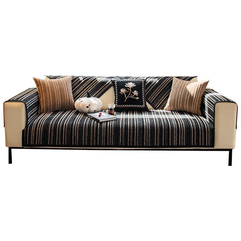 New Sofa Cushion, Universal In All Seasons, Non-Slip And Dirt-Resistant Armrest Towel, High-Grade Chenille Sofa Cover Seat Cushion