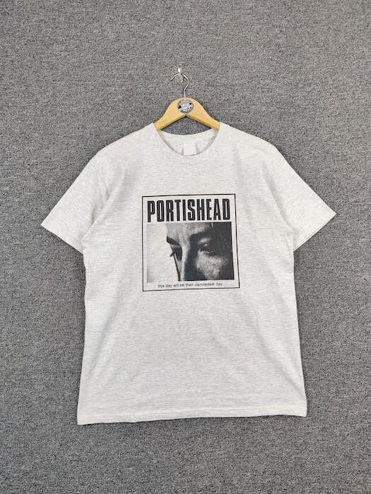 Portishead Band Tee Tshirt Rare, sport grey color, good quality TE6637