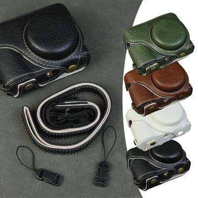 Camera Bag For ZS99 Lumix TZ99 PU Leather Protective With Base Open-hole Replace Housing Cases M9K9