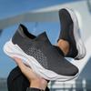 Ultra Lightweight Socks Shoes Men Women Breathable Knitted Casual Sneakers Slip-on Loafers Thick Sole Walking Footwear