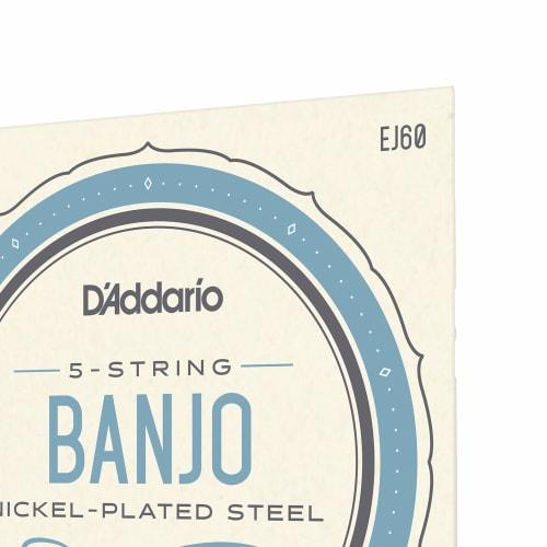 D'Addario EJ60 Nickel Light Banjo Strings, 5-String, .009-.020