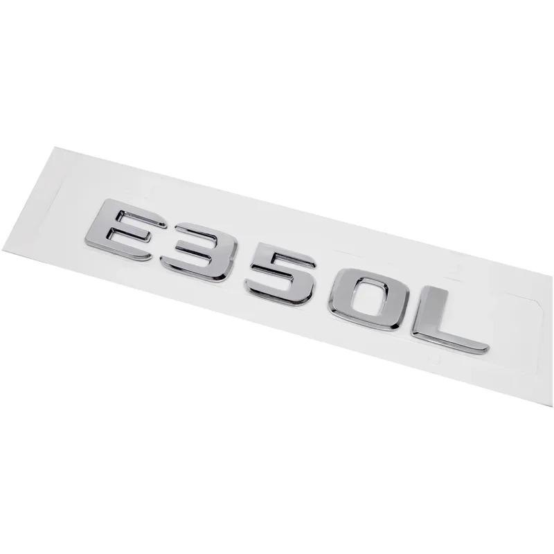 3D ABS E350 E350L E500 Trunk Rear Logo Badge Emblem Sticker For Mercedes Benz E Class W207 W210 W211 W212 W213 Accessories