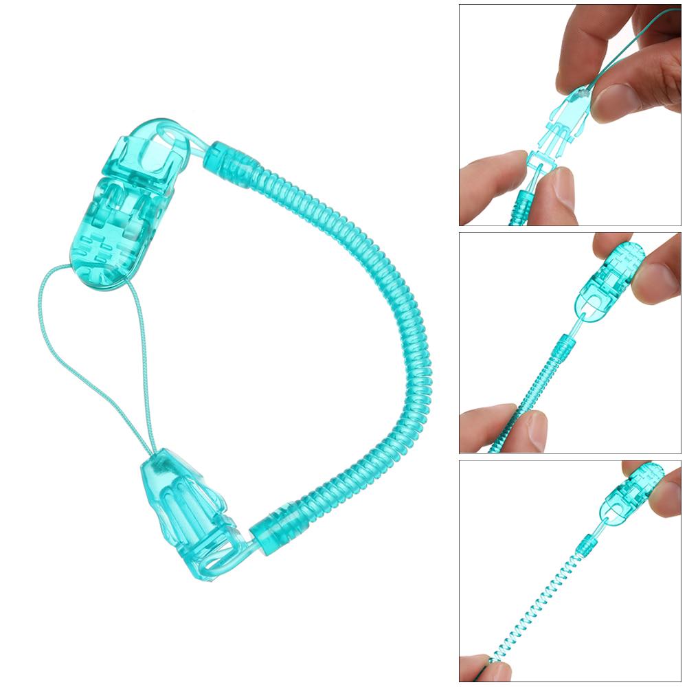 Baby Infant Toddler Dummy Pacifier Spring Soother Nipple Clip Chain Holder Strap Baby Chew Toy for Baby