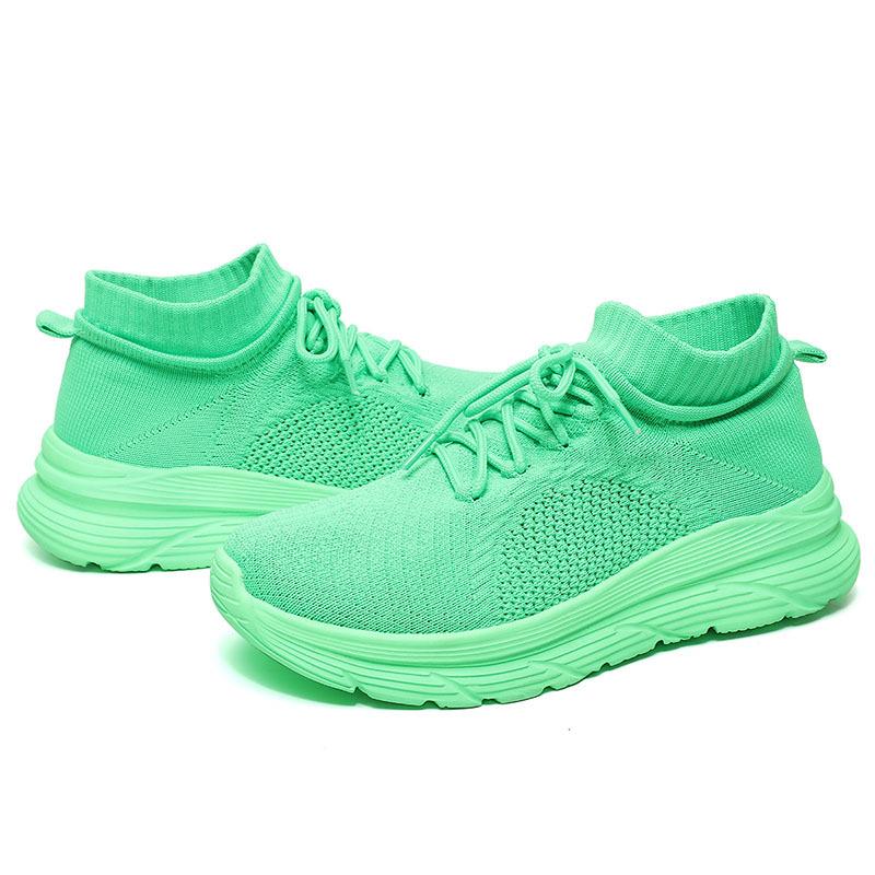 

Спортивная обувь большого размера повседневная и легкая износостойкая дышащая обувь из мушиной ткани носки обувь 46