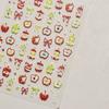 Fresh Sweet Fruits Strawberry Cherry Bowknot Love Heart Lemon 5D Nail Art Stickers Self Adhesive Decorations Nail Manicure Decal