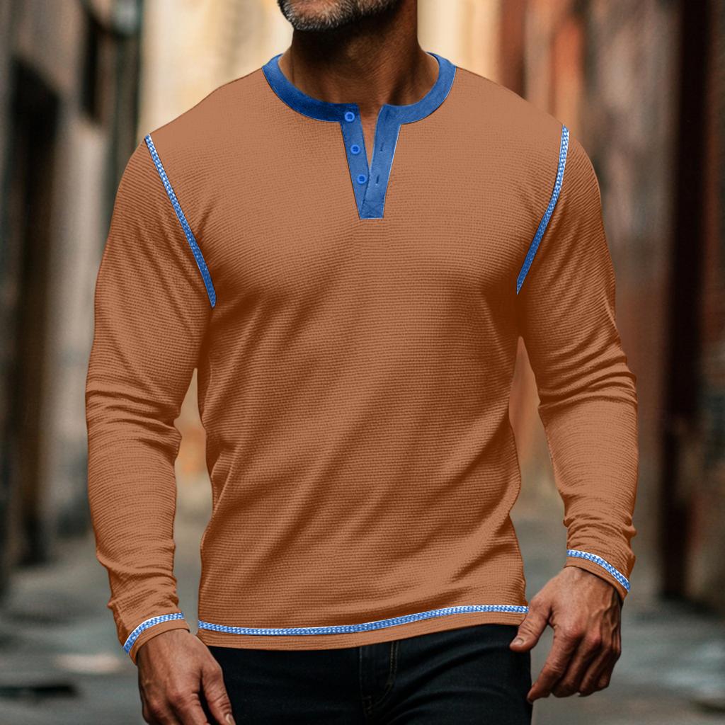 Pánské módní tričko s dlouhým rukávem, s grafikou a výšivkou, jarní a s dlouhým rukávem, pulovr, mikina