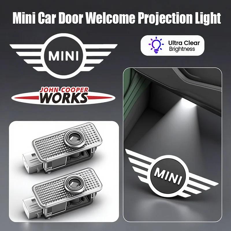 LED Auto Tür Logo Willkommenslicht Projektor Lampen Zubehör für MINI Cooper S Works JCW R55 R56 R50 R53 R60 R61 F54 F55 F56 TB1