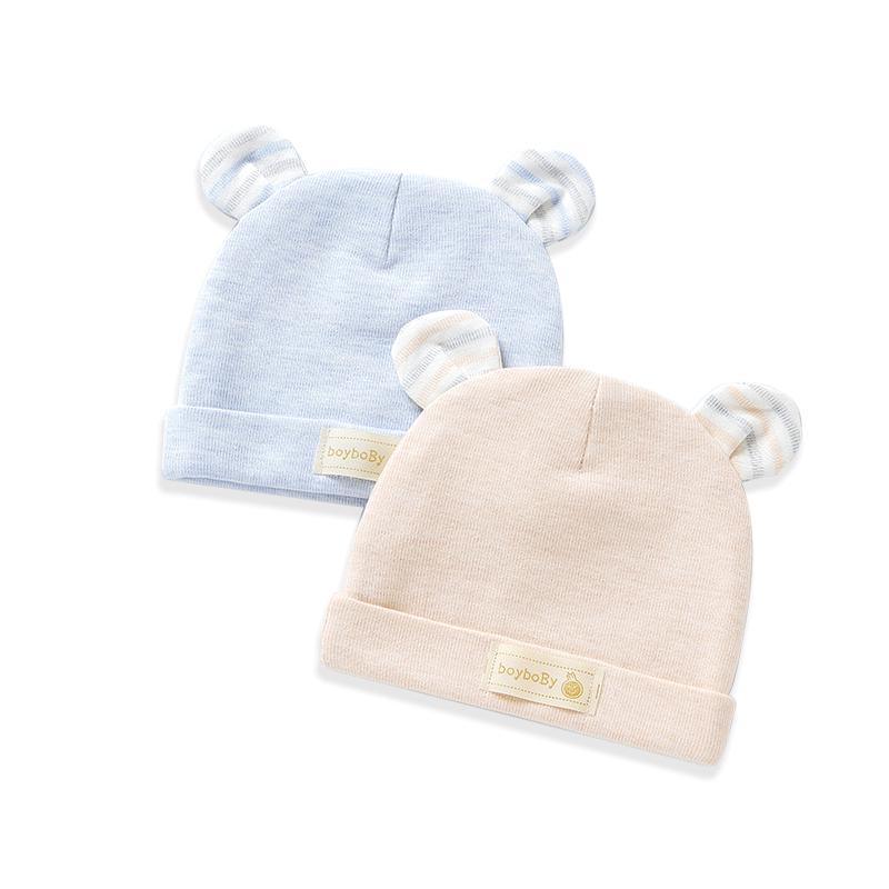 Newborn Baby Cotton Hat (2-Pack)
