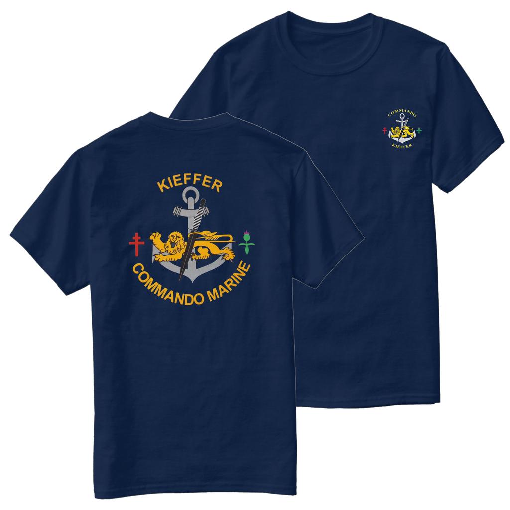 French Naval Special Forces Commandos Marine Kieffer TShirt 100 Cotton ONeck Short Sleeve Casual Mens Tshirt Size S3XL