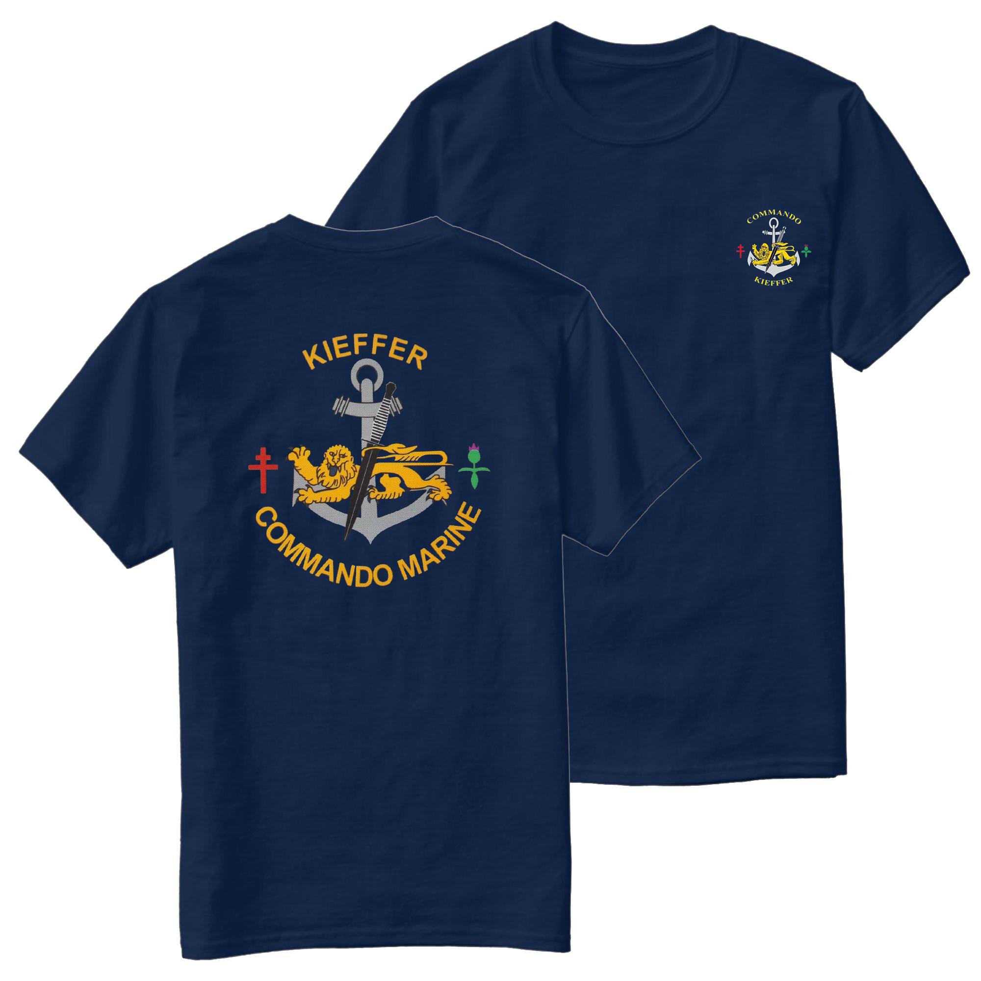 

French Naval Special Forces Commandos Marine Kieffer TShirt 100 Cotton ONeck Short Sleeve Casual Mens Tshirt Size S3XL 4XL