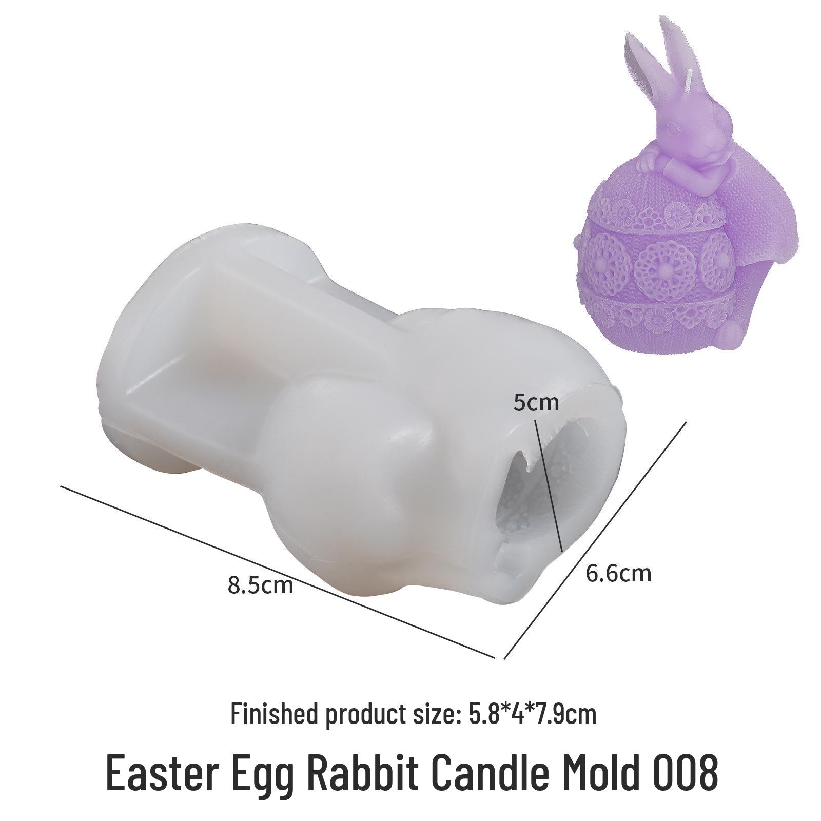Poppy Dress Rabbit Flower Ball Silicone Mold: DIY 3D Rabbit for Epoxy, Candle, Incense, and Plaster.
