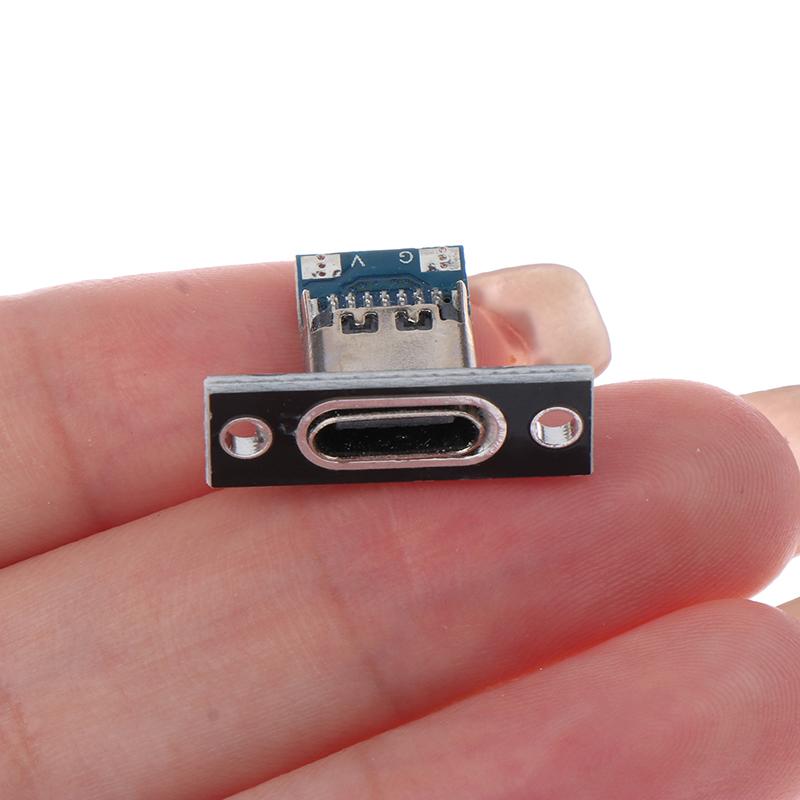 Charging Port Usb Type C Socket Connector 2Pin 2P 4P Waterproof Strip Line Of Solder Joint Female Connector Jack