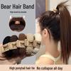 2025 Högelastiska Tjocka Hårband med Björntofsar för Kvinnor - Perfekta för Höga Hästsvansar