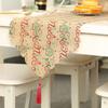 Ornament Gift Snowflake Table Runner Tablecloth Christmas Decoration Table Desktop Decorative