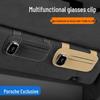 Clip para Gafas y Caja de Almacenamiento para Coche Porsche Macan, Cayenne, Panamera para Modificación Interior