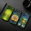 W-World L-Life Tree Mobile Phone Case For iPhone 17pro, 16,15,14,13,12,11 X XR Plus,Others Soft Black Cover