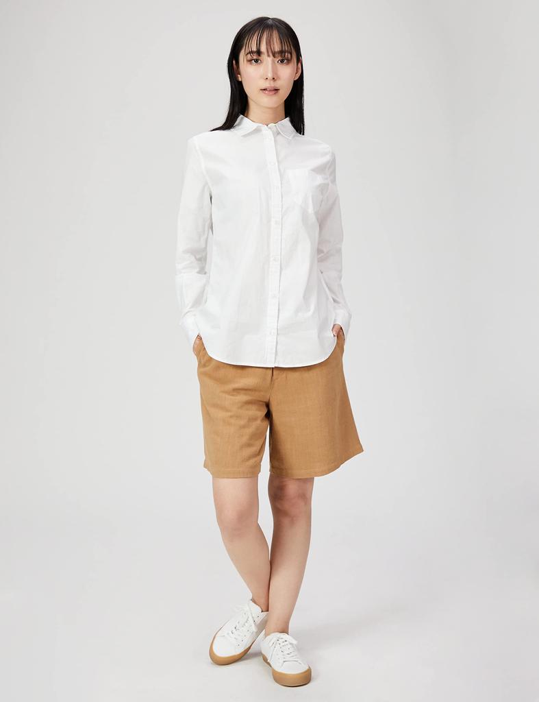 Amazon Essentials Regular Fit Long Sleeve Poplin Size XL Women's Shirt, White,