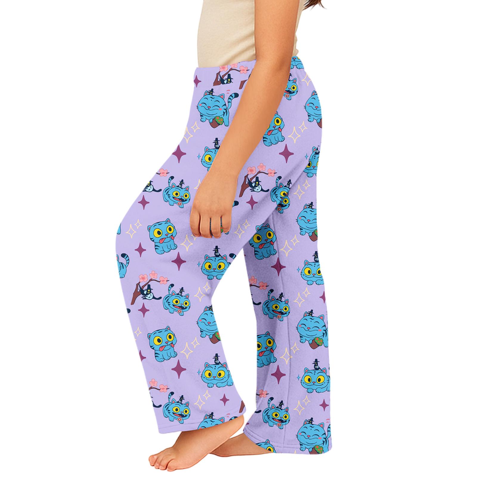 

Детские зимние брюки полной длины с длинным рождественским принтом 130