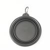 Portable Plastic Pet Bowl with Keychain 350ML Foldable Folding Bowl Dog Water Bowl Outdoor