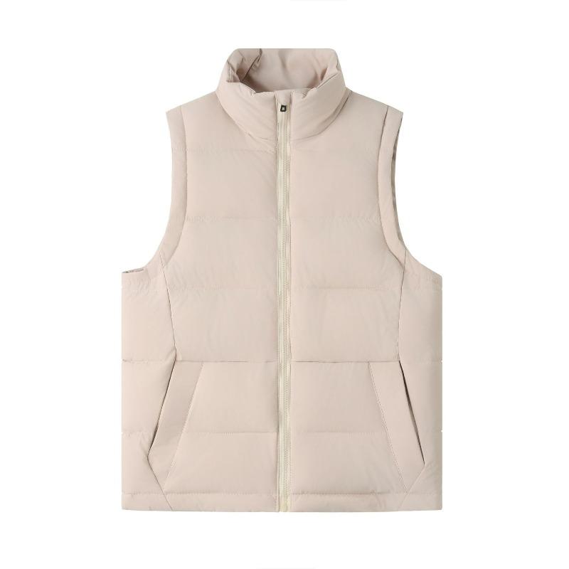Outdoor lightweight thickened windproof vest winter down cotton warm sports vest