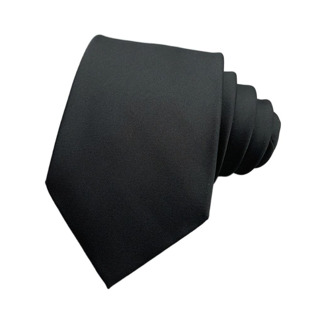 

Floral Black Necktie Stripes Retro Cravat Classic Men Necktie Boys Style E