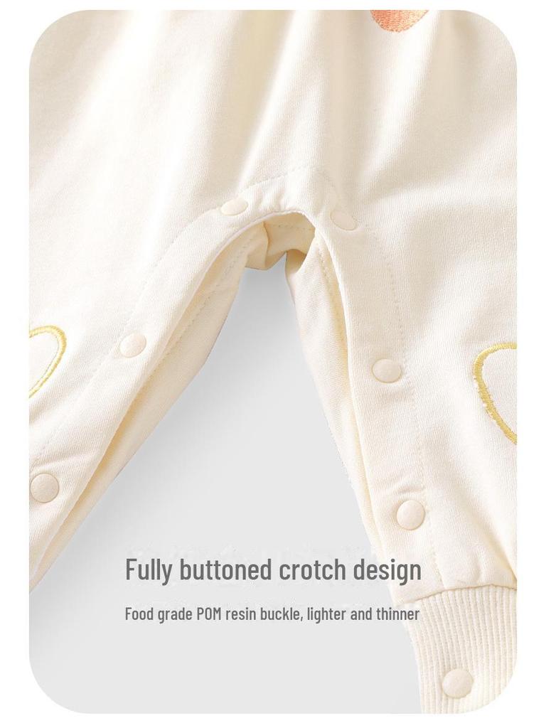 Youqi Baby Big Butt Open-Crotch Pants for Boys & Girls - Stylish Spring/Autumn Wear