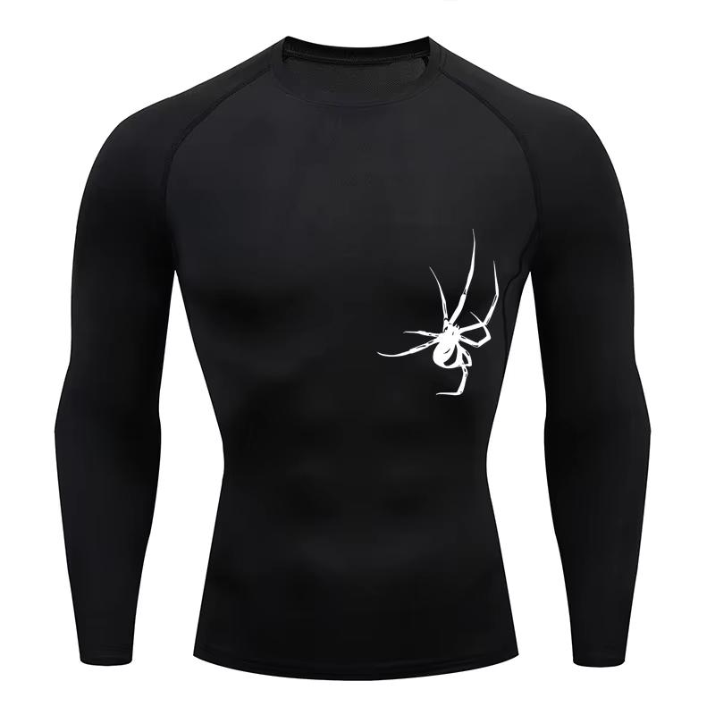 Men's T-shirt Men Running Sport T Shirt Men Compression Fitness Tops Tee Quick DryTight Training Gym Sport Running Shirts