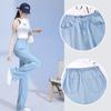 Straight Denim Soft Fa&ni Women's Jeans, Summer, High-Waisted, Long, Comfortable,