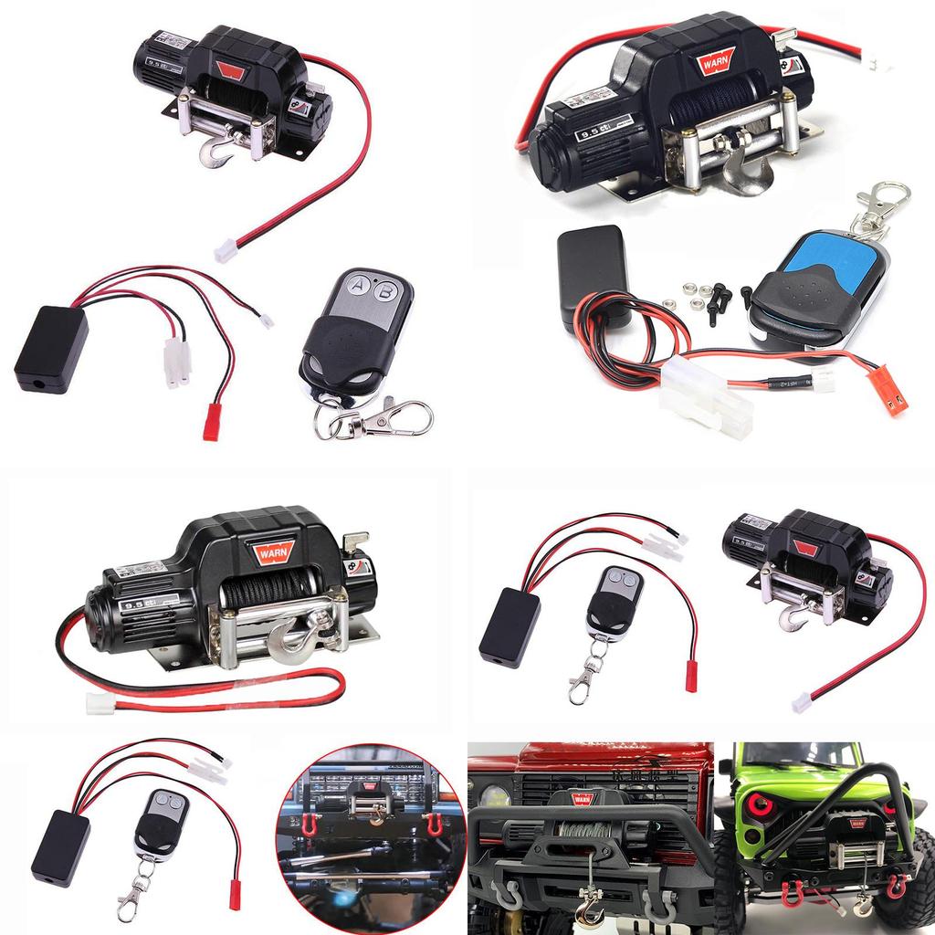 Premium Quality Rc Crawler Car Winch Wireless Remote Control Receiver For 110 Axial Scx10 D90
