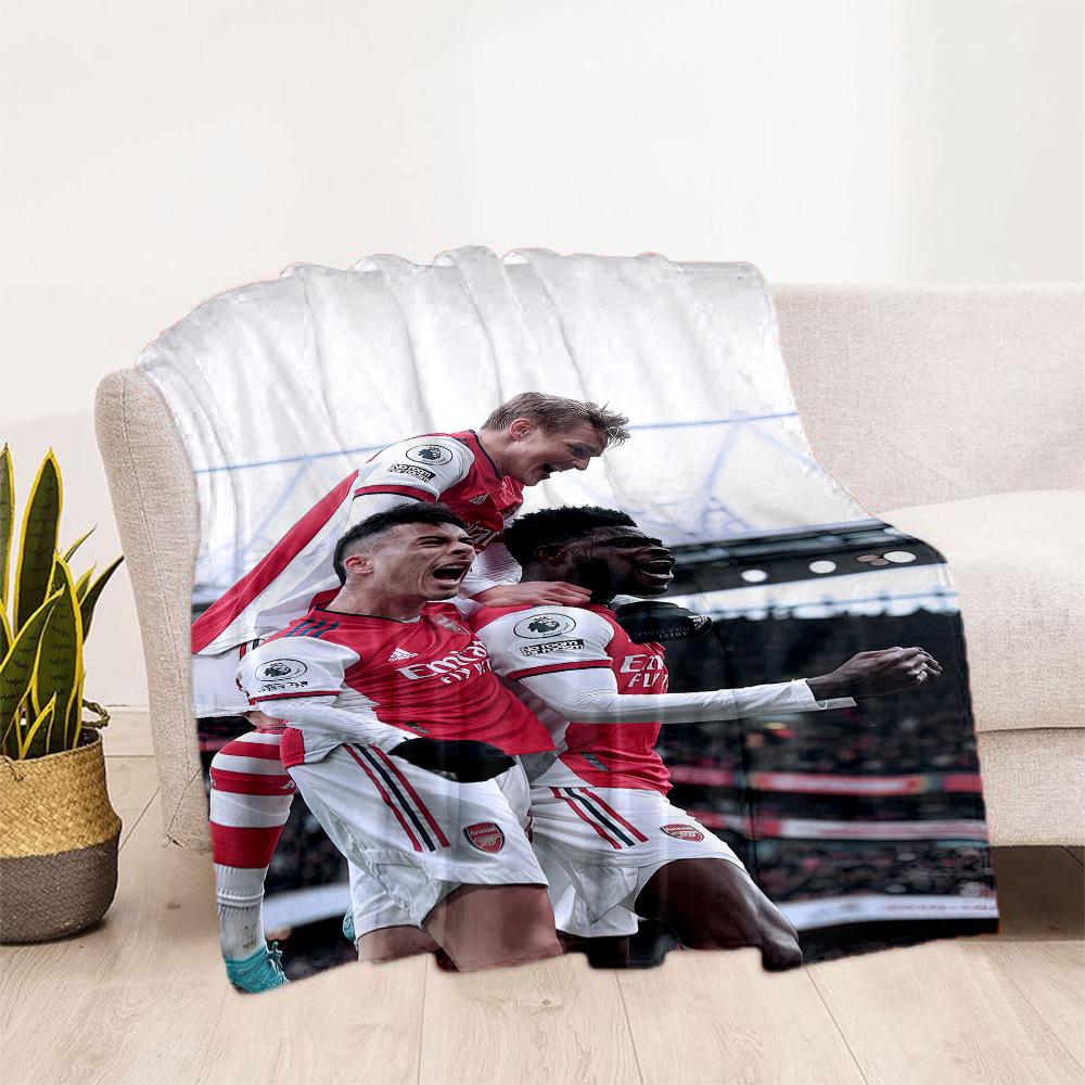 Arsenal Decke Weich Warm Gemütlich Geeignet für Bettwäsche Meeresufer Sofa für Alle Jahreszeiten Modern Bestes Feiertagsgeschenk für Freunde Familie