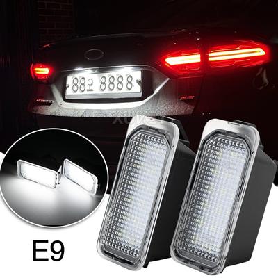 2 pezzi LED numero targa luci lampade per Ford Focus 2 3 Fiesta 2008-on Mondeo auto illuminazione esterna accessori luci 12V
