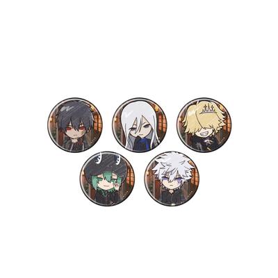 Katekyo Hitman Reborn 67 [Graph Art Illustration] Can Badge Complete Set (Box of 5)