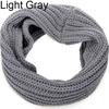 Modischer Unisex Winter Warmer Unendlichkeitskreis Zopfmuster Rollkragen Langer Schal Schal