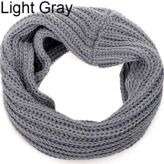 Modischer Unisex Winter Warmer Unendlichkeitskreis Zopfmuster Rollkragen Langer Schal Schal