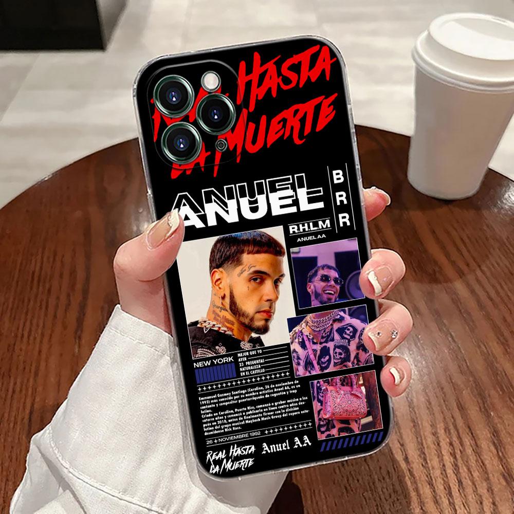 

Anuel AA Real Hasta La Muerte Rapper Case For Apple iPhone 17 16 15 14 13 12 11 Pro Max 16 Plus 16E 17Air 17Pro Case Phone Cover iPhone 11Pro Max