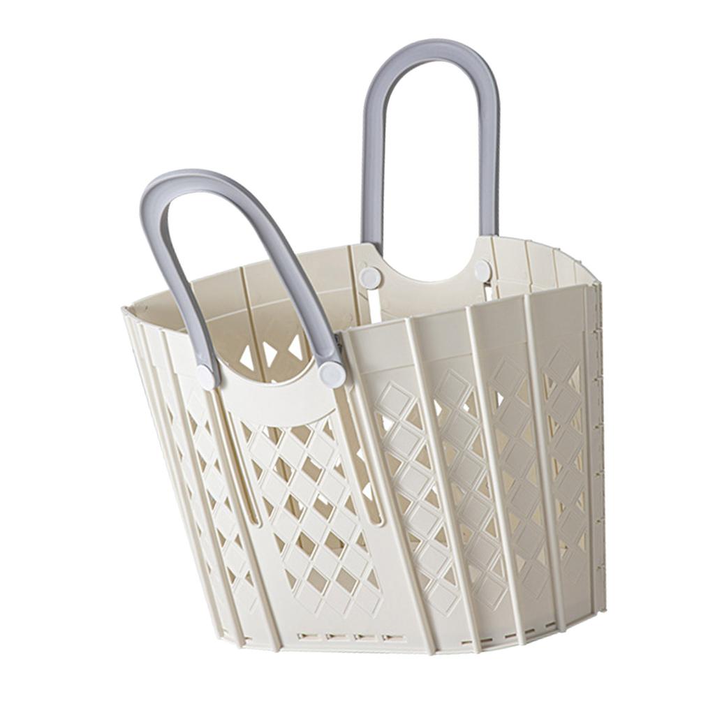 Laundry Basket Multifunction Plastic Foldable Clothes Hamper with Handles for Home Bathroom