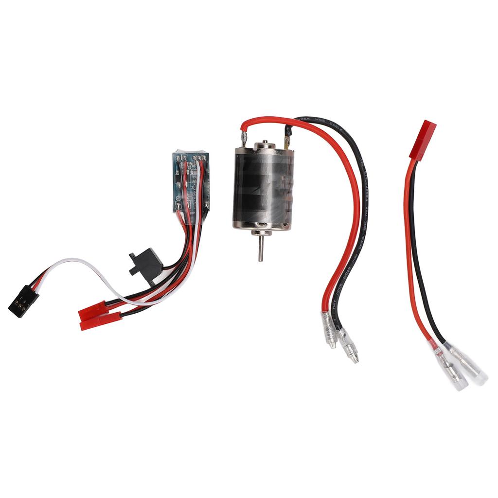 380 38T Bürstenmotor-Set Großes Drehmoment JST-Stecker RC-Motor 30A ESC-Kombination mit JST-Buchse auf 4mm