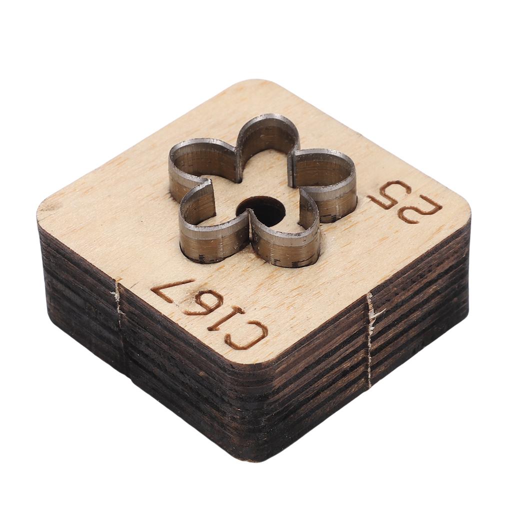Leather Cutting Die Flower Shaped Metal Leathercraft Cutter Punching Mold Crafting Tool