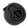 RV Boat Hatch Latch Flush Mount Round Pull Latch Lock with 2 Keys for Marine Camping Vehicle