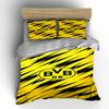 Yellow-black striped pattern, BVB. Bedding sets Duvet cover sets Duvet covers Pillowcases(1 * Duvet Cover 2 * Pillowcases without duvet insert)