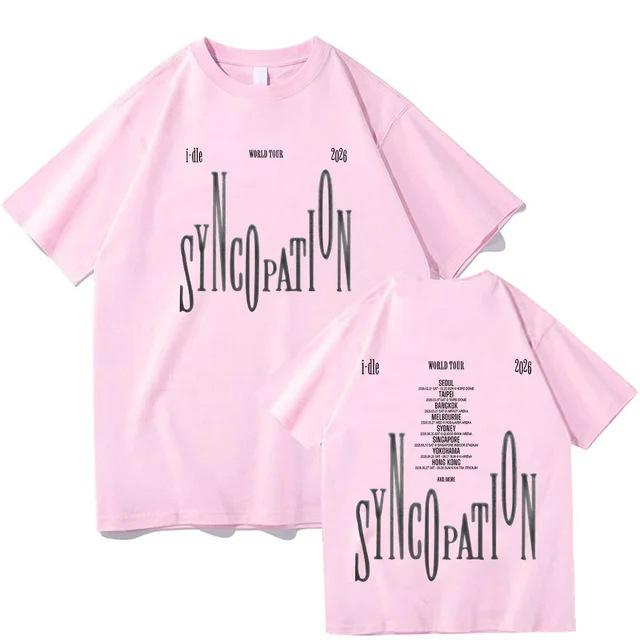 I-DLE Synation World Tour 2026 Kpop Tričko - Unisex Korejský Styl