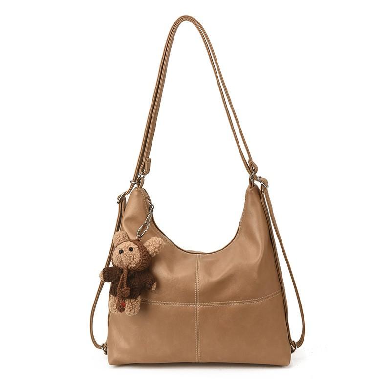 Large Capacity Tote Bag Women Casual Work Commuter Shoulder Crossbody With Zipper Phone Pocket