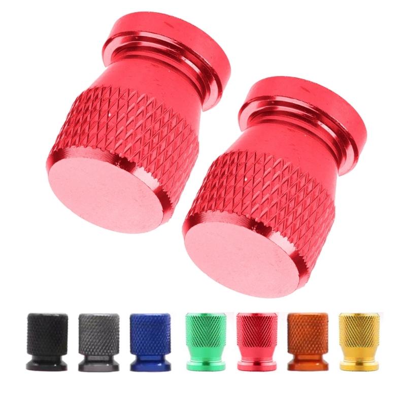 Dustproof Waterproof High Visibility Motorcycle Wheel Tire Valves Caps, Enhancing Safety Styles with Simple Installation