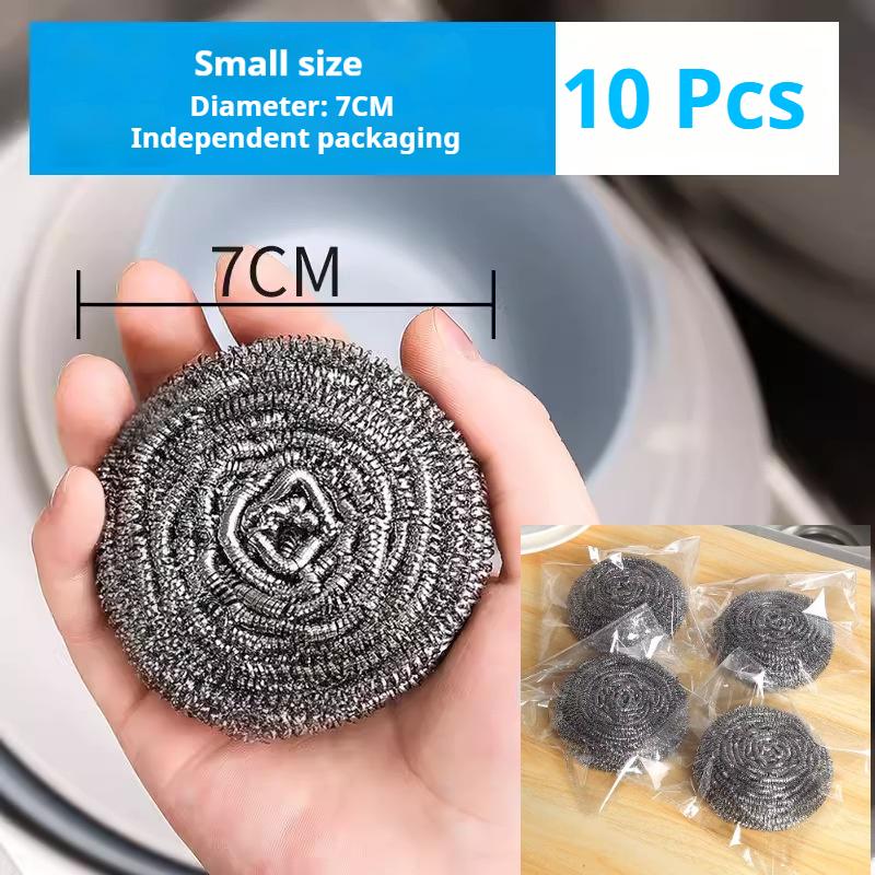 6 ks Drátěnky - Flexibilní drátěnky na čištění nádobí, hrnců, pánví, grilů a dřezů  kartáč na nádobí čisticí kartáč