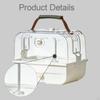Carrier Parrot Cage Durability Pet Supplies Portable, with Handle for Cockatiel Lovebirds, Parrot,