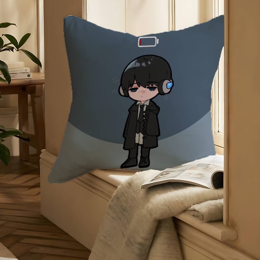 K-Kamen Rider-MT Cute Cartoon Pillow Case Printing Pillowcase Living Room Sofa Cushion Cover Bedroom Room Decor