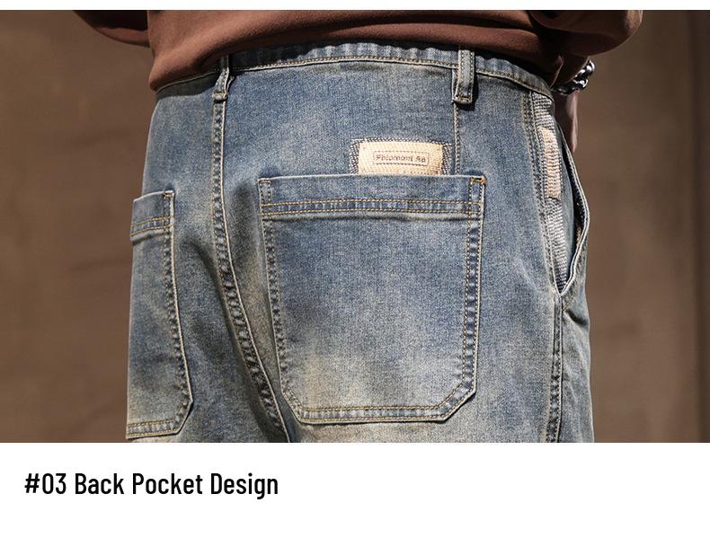 2025 Trendy Men's Straight Loose American Retro Jeans - Versatile and Hot-Selling