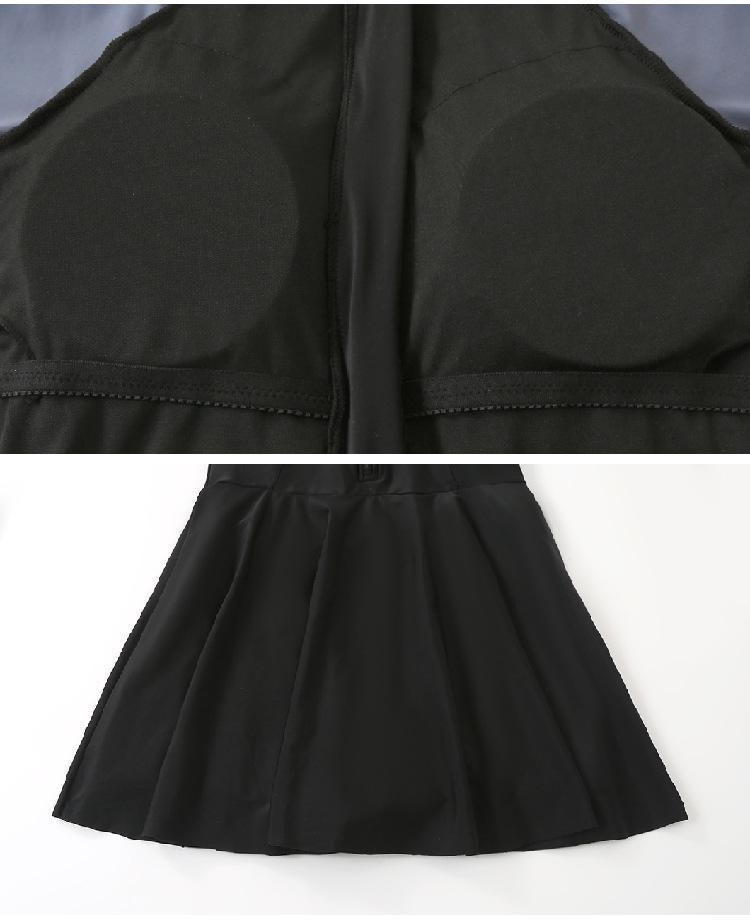 Plus Size Sporty Long Sleeve One-Piece Swimsuit with Tummy Control & Boyshorts for Women - 2025 Hot Springs Collection