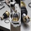 Wear-Resistant Ball Joint Assembly | Metal Construction, Threaded Mounting End,
